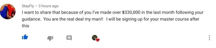 YouTube comment screenshot: StayFly